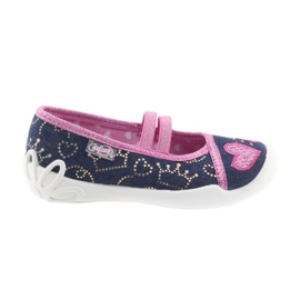 Scarpe per bambini Befado 116X247 giallo rosa blu navy 1