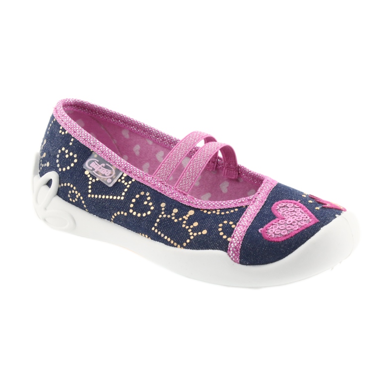Scarpe per bambini Befado 116X247 giallo rosa blu navy 2
