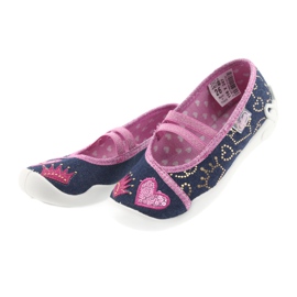 Scarpe per bambini Befado 116X247 giallo rosa blu navy 6