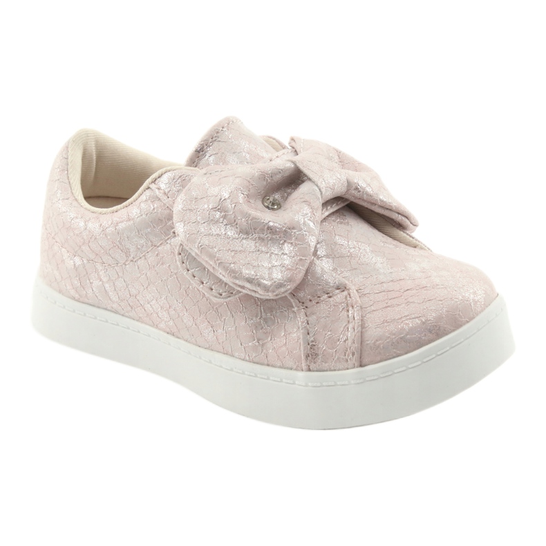Sneakers American Club ES23 fiocco rosa grigio 1