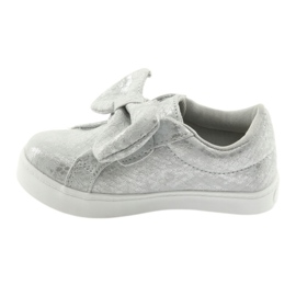 Sneakers ES23 con fiocco argento American Club grigio 1