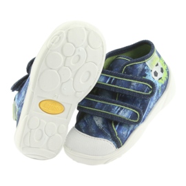 Scarpe da bambino palla Befado 212P058 blu verde blu navy 5