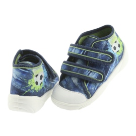 Scarpe da bambino palla Befado 212P058 blu verde blu navy 4