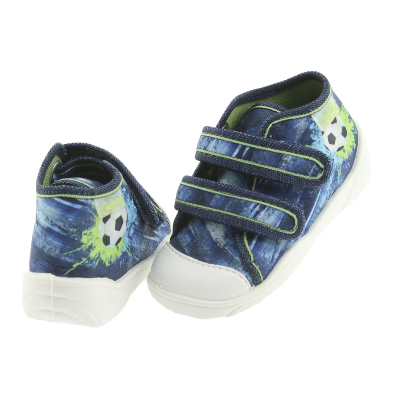 Scarpe da bambino palla Befado 212P058 blu verde blu navy 4