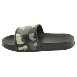 Pantofole mimetiche profilate American Club verdi nero verde 2