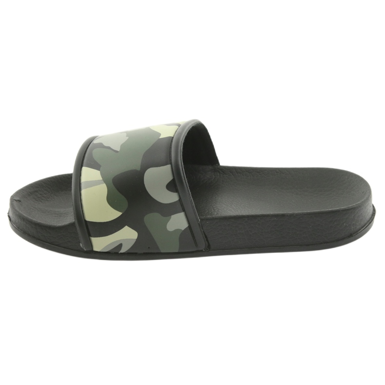 Pantofole mimetiche profilate American Club verdi nero verde 2