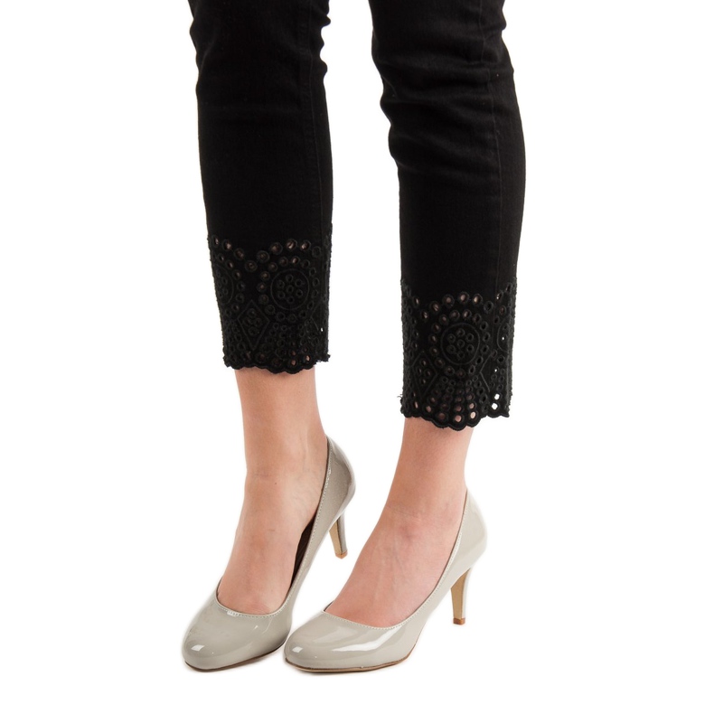 Small Swan Décolleté laccate marrone 2