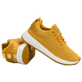 SHELOVET Calzature in tessuto alla moda giallo 1
