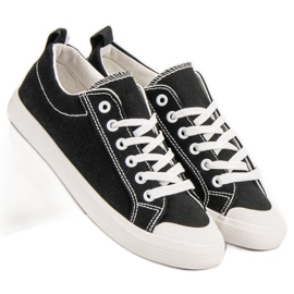 SHELOVET Sneakers basse nere nero 1