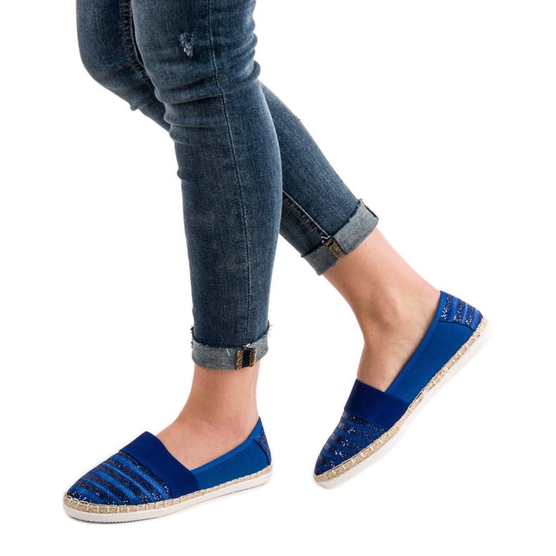 Kayla Espadrillas lucide blu 2