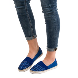 Kayla Espadrillas lucide blu 1