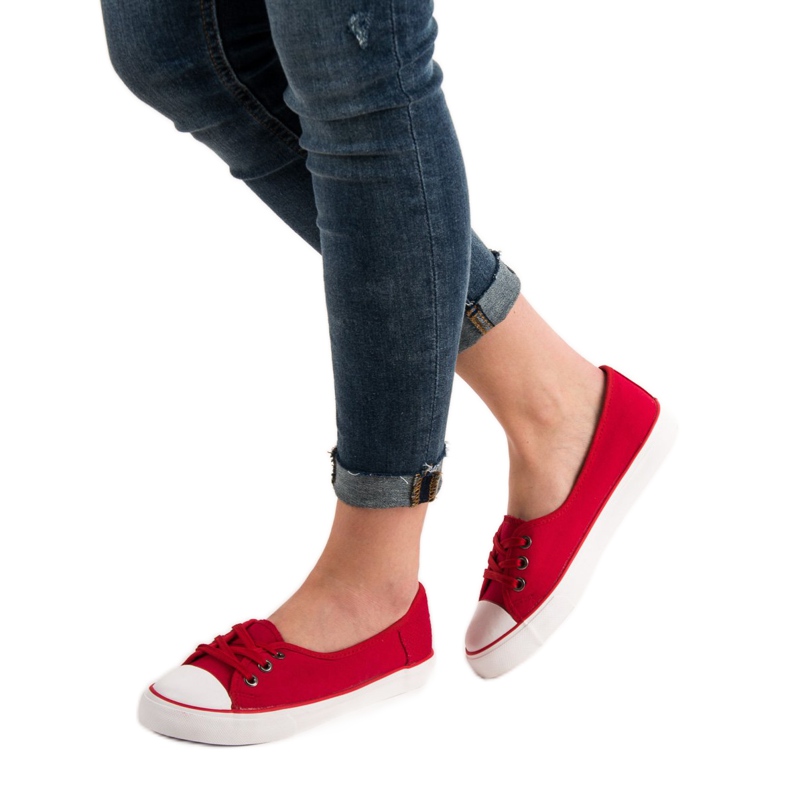 J. Star Scarpe da ginnastica rosse rosso 2