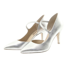 Décolleté con cintura Caprice 24402 argento grigio 3