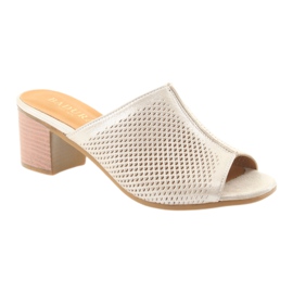 Badura 5311 ciabatte donna oro giallo multicolore 1