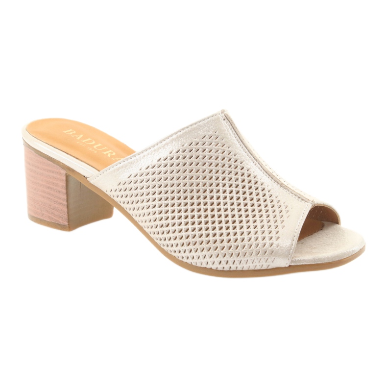 Badura 5311 ciabatte donna oro giallo multicolore 1