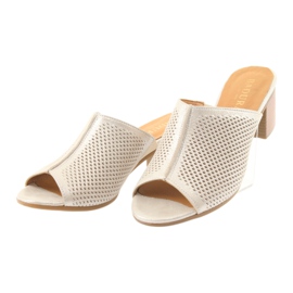 Badura 5311 ciabatte donna oro giallo multicolore 3