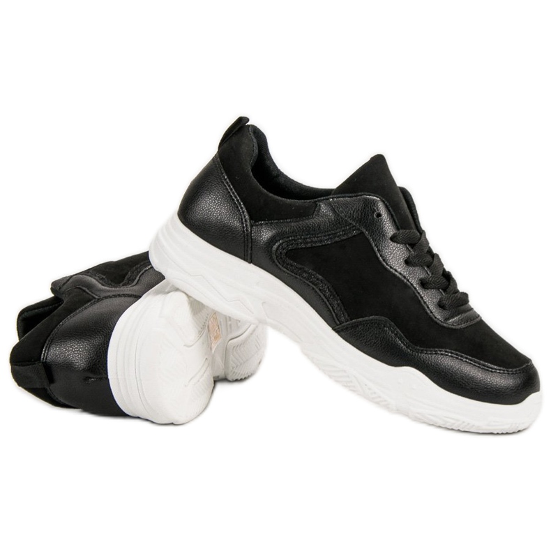 SHELOVET Scarpe da ginnastica alla moda nero 1