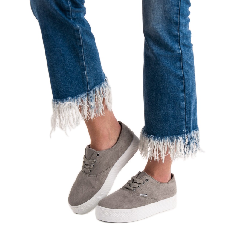 SHELOVET Sneakers grigie alla moda grigio 2