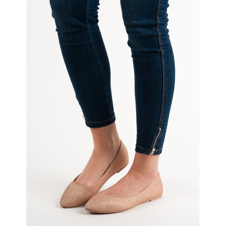 Seastar Ballerine glitterate d'oro 2