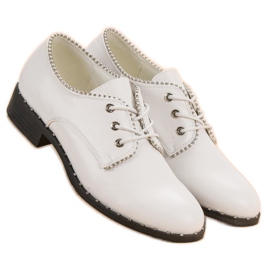 Groto Gogo Scarpe con tacco basso bianco 1