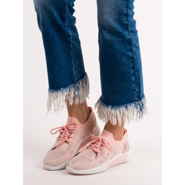 Primavera Scarpe slip-on rosa 2