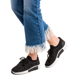 Primavera Scarpe slip-on nere nero 2