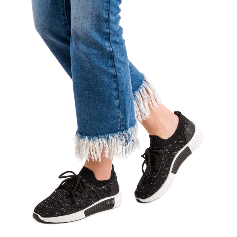 Primavera Scarpe slip-on nere nero 2
