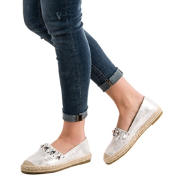 Janessa Espadrillas Con Borchie grigio 2
