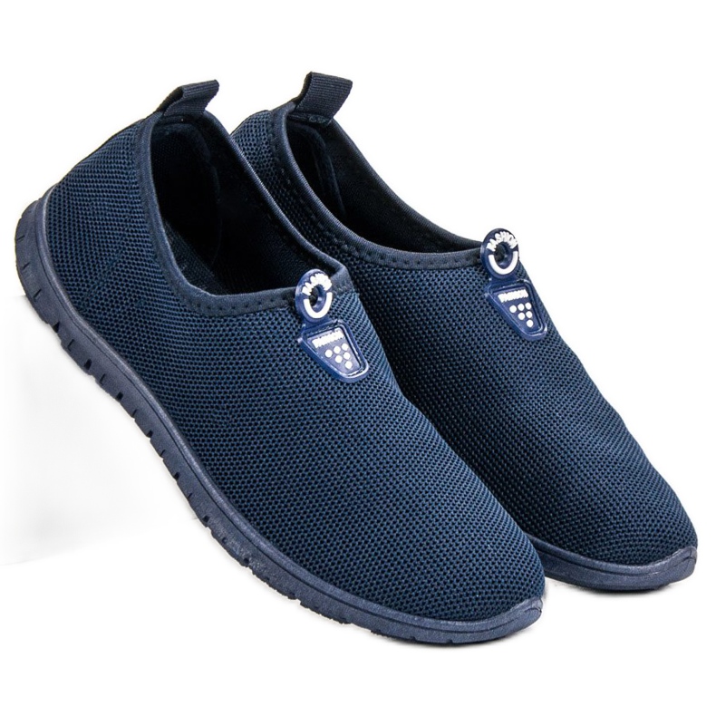 SHELOVET Sneakers slip-on blu navy 1