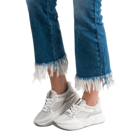 Ideal Shoes Scarpe sportive bianche bianco 2