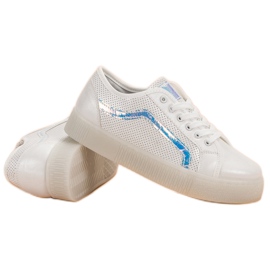 SHELOVET Scarpe casual da donna bianco 1