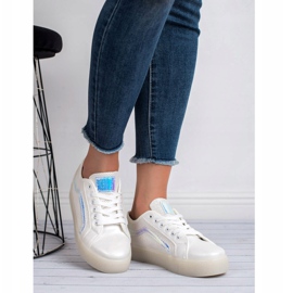 SHELOVET Scarpe casual da donna bianco 2
