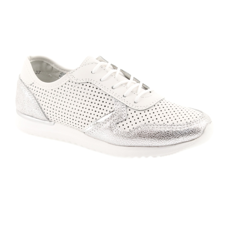 Scarpe sportive da donna Filippo 737 bianche e argento bianca grigio 1