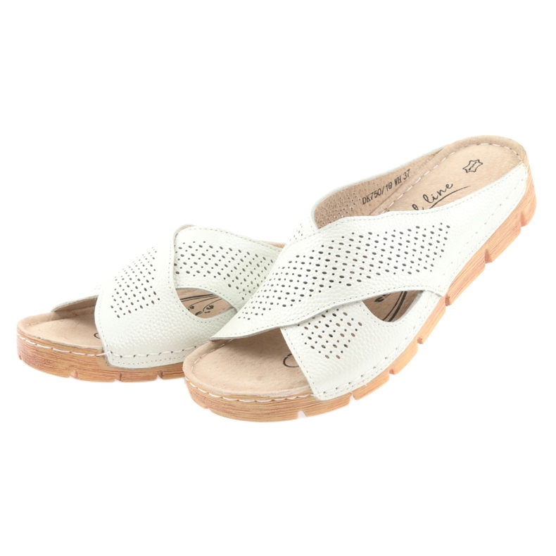 Ciabatte Sulla piattaforma perla Filippo 750 bianca multicolore 3