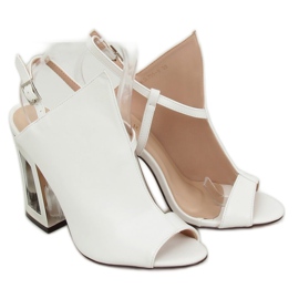 Sandali da donna bianchi KSL705-9 Bianco bianca 1