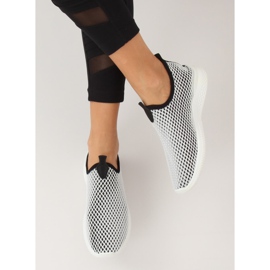 Scarpe sportive nere B0-56 NERO/BIANCO bianca 1