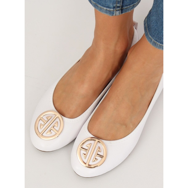 Ballerine da donna bianche VS-660 White bianca 2