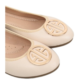 Ballerine beige da donna VS-660 Beige 2