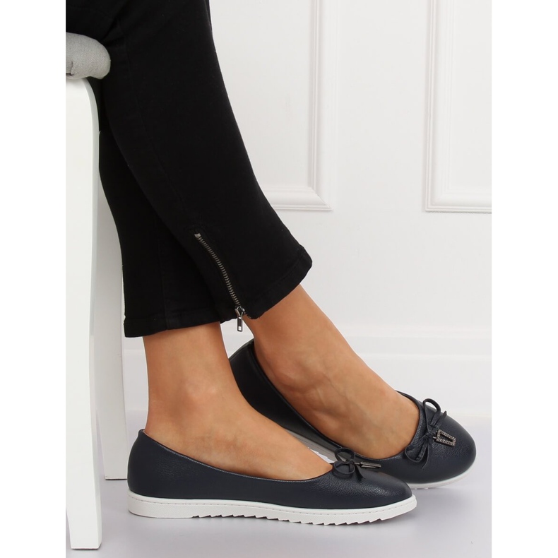 Ballerine blu navy da donna YSD-04 Navy 1