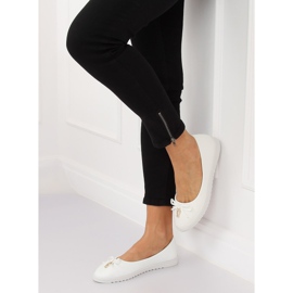 Ballerine da donna bianche YSD-04 White bianca 1