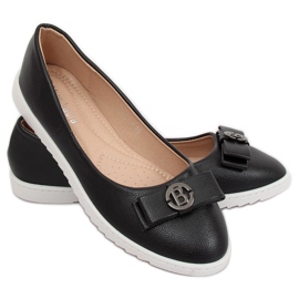 Ballerine da donna nere YSD-03 Black nero 2