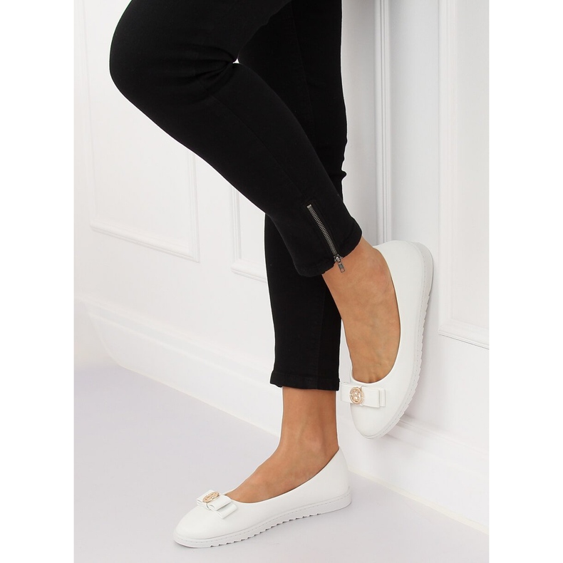 Ballerine da donna bianche YSD-03 White bianca 1