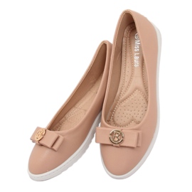 Ballerine beige da donna YSD-03 Nude 2