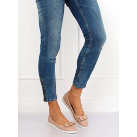 Ballerine beige da donna YSD-03 Nude 1
