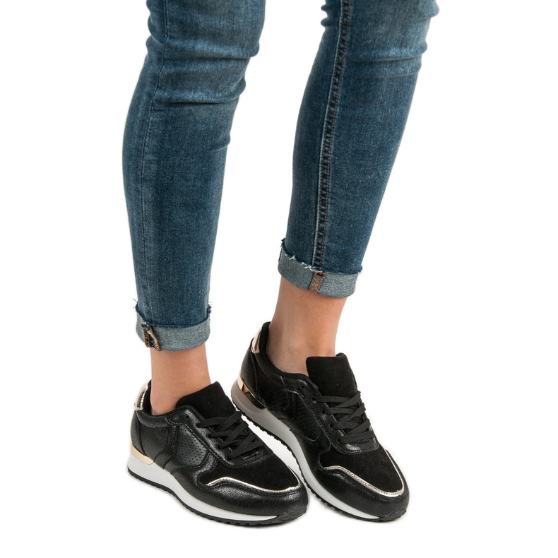 SHELOVET Scarpe sportive casual nero 1