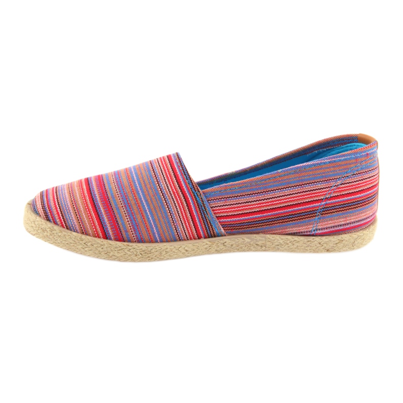 Espadrillas McKey 821 marrone rosso blu rosa 2