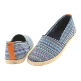 Espadrillas McKey 821 marrone blu verde blu navy 4