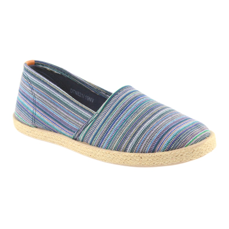 Espadrillas McKey 821 marrone blu verde blu navy 1