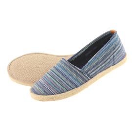 Espadrillas McKey 821 marrone blu verde blu navy 5
