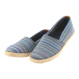 Espadrillas McKey 821 marrone blu verde blu navy 3